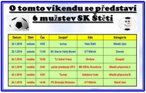 Zimní příprava nabízí zápasy jak v halách tak i na umělé trávě. 