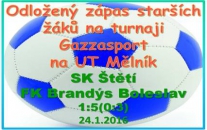 Soupeř starších žáků FK Brandýs Boleslav získal rozhodující náskok na turnaji na Mělníku už v 1. poločase