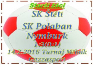 Starší žáci zahazovali na turnaji v Mělníku velké šance a prohráli s Nymburkem