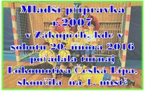 Mladší přípravka má za sebou další úspěšné turnajové vystoupení