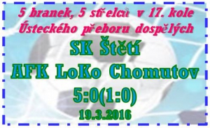 První domácí zápas roku 2016 mužstvo dospělých vyhrálo. Střelecky jsme se prosadili až v závěru