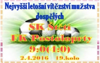 První branku jsme vstřelili v 11. minutě a pak skóre utěšeně narůstalo. Ve 3. zápase v řadě udrželo mužstvo dospělých čisté konto a náskok na čele tabulky navýšilo na 8 bodů.. 