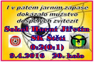 Mužstvo dospělých má po výhře v Horním Jiřetíně 51 bodů