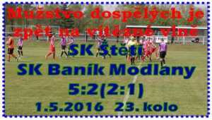 Mužstvo dospělých vyhrálo sedmý zápas jara a na svém kontě má 57 bodů z 69 možných. 