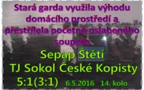 4 branky Libora Pilaře. Stará garda Sepapu podruhé na jaře vyhrála