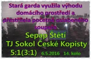 4 branky Libora Pilaře. Stará garda Sepapu podruhé na jaře vyhrála