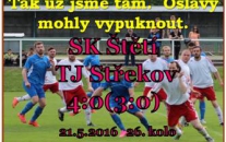 Mužstvo dospělých vlétlo do zápasu a za 13. minut to bylo 3:0. 14 bodů na čele znamená vítězství v Ústeckém přeboru pro rok 2015-16