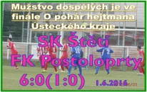 Mužstvo dospělých bude po roce obhajovat vítězství v poháru.