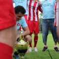 SK Štětí-FK Bílina 6:0  18.6.2016, předávání poháru za vítězství v Ústeckém přeboru 2015-16