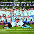 SK Štětí-FK Bílina 6:0  18.6.2016, předávání poháru za vítězství v Ústeckém přeboru 2015-16
