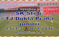 Mladící z Dukly byli první herní prověrkou mužstva dospělých