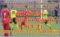 V 1. poločase se sestava dorostenci, dospělí držela a měla i více ze hry. Ve 2. části jsme polevili a soupeř si 3 brankami zajistil na turnaji v Dobříni vítězství.