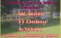 Mužstvo dospělých ukončilo zápasovou přípravu na nový ročník divizní soutěže vítězstvím. 2x jsme vedli o 2 branky, ale v závěru jsme mohli o vítězství i přijít. 