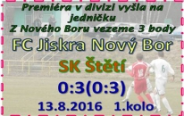 3 branky během 15 minut v závěru 1. poločasu. To byla hlavní vizitka našeho týmu v úvodním zápase divizní soutěže