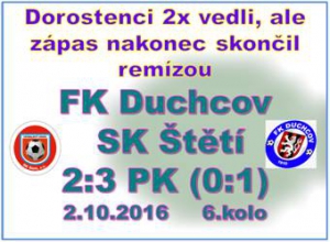 Do Duchcova jsme jeli až v neděli po obědě. O vítězství jsme přišli 8 minut před koncem