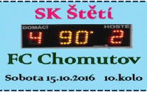 O poločas zápasu mužstva dospělých proti Chomutovu už moc fanoušku v úspěch Štětí nevěřilo. Nastal však velký obrat a skóre se zcela otočilo.