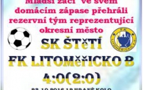 Mladší žáci zakončili úspěšnou fotbalovou neděli vítězstvím v Ústeckém přeboru a stejně jako před nimi starší žáci neinkasovali