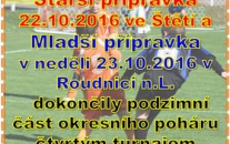 Přípravky už se chystají přestěhovat do hal. Venkovní okresní pohár skončil