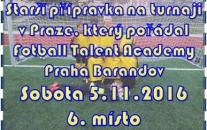 Starší přípravka byla na Barrandově.  Film zde nenatáčela, ale zúčastnila se zde turnaje. 2x vyhrála, 2x remizovala, 3 prohrála. 