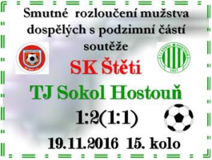 Na závěr letošního roku změřili síly nováčci divizní soutěže. Více se dařilo našemu soupeři, který nám překazil plány postoupit v tabulce nahoru.  