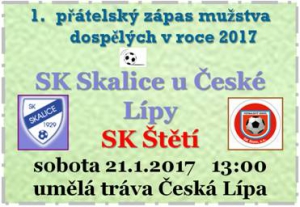 Po 14 dnech trénování nastoupí mužstvo dospělých k 1. zápasu. Na umělé trávě v České Lípě je čeká účastník Libereckého přeboru