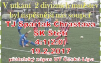 Slibný náskok si soupeř vypracoval již v 1. poločase a naše naděje na vyrovnání zhasla čtvrhodiny před koncem.