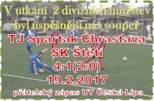 Slibný náskok si soupeř vypracoval již v 1. poločase a naše naděje na vyrovnání zhasla čtvrhodiny před koncem.