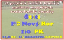 Šance v 1. jarním zápase si mužstva připravila, ale ani jedna nebyla využita. Po 16. kolech má mužstvo dospělých na kontě 17 bodů.