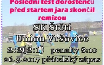 V neděli odpoledne patřil fotbalový stadion ve Štětí dorostencům.  