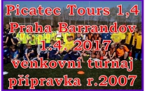 2. místo starší přípravky a cena za nejlepšího brankáře na turnaji v Praze 1.dubna