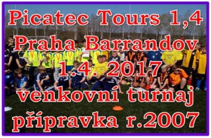 2. místo starší přípravky a cena za nejlepšího brankáře na turnaji v Praze 1.dubna