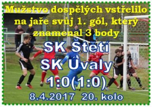 První jarní vítězství dospělých v divizní soutěži za 3 body rozhodla branka ve 28. minutě.. 