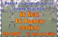 Střelecké posvícení čekalo diváky v 17. kole I.A třídy dorostu. 