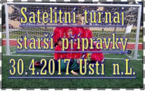 Vyrovnanou sérii zápasů  měla starší přípravka na turnaji v Ústí n.L. 30.4.2017. 1 výhra, 1 remíza, 1 prohra