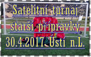 Vyrovnanou sérii zápasů  měla starší přípravka na turnaji v Ústí n.L. 30.4.2017. 1 výhra, 1 remíza, 1 prohra