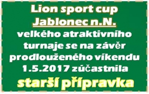 Zvučné týmy ani  únava v závěru turnaje nezastavily starší přípravku v Jablonci n.N. v cestě pro 5. místo. Reportáže ze všech turnajů minulého víkendu najdete i ve zpravodaji k sobotnímu zápasu dospělých Štětí-Neratovice 