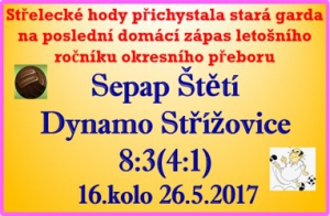 Hosté se v úvodu dostali do vedení, ale bylo to také naposledy. Stará garda zabrala a o vítězi nebylo pochyb. Miloš Vála 3 branky ve 2. poločase