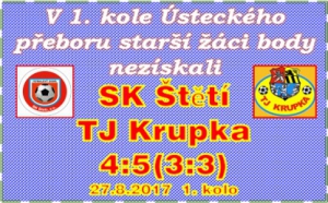 Starší žáci v úvodu 2. poločasu 2x inkasovali, a i když v závěru dělali co mohli, tak už vyrovnat nedokázali