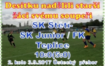 Jasná výhra starších žákŮ ve 2. domácím zápase v řadě