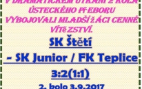 Druhé vítězství mladších žáků v letošním ročníku.