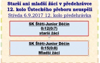 Starší i mladší žáci mají napilno a po 3 dnech opět nastoupili k mistrovskému zápasu. Tentokrát ale úspěšní nebyli a s Děčínem prohráli