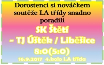 Dorostenci nezaváhali ani ve 4. utkání letošního ročníku