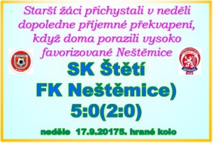 V úvodu zápasu Ústeckého přeboru starších žáků to tak nevypadalo, ale pak naši hráči postupně přebírali iniciativu a hlavně ve 2. poločase předváděli výkon, který se musel líbit