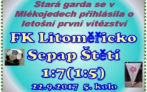 Nečekaná porážka v Hoštce starou gardu nerozhodila. Naladila formu na další zápas a úspěch se dostavil.