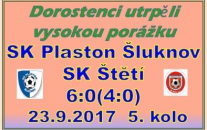 Dorostenci na jaře poprvé zaváhali. Výborný Šluknov jim nadělil vysokou porážku.
