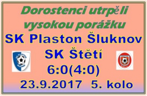 Dorostenci na jaře poprvé zaváhali. Výborný Šluknov jim nadělil vysokou porážku.