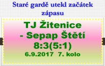 Dvě branky Božika a jedna Fibicha byly na vedoucí celek okresního  přeboru staré gardy málo.
