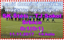 Hráči mužstva dospělých se chtěli pro letošek rozloučit s diváky vítězstvím, ale bohužel to nevyšlo. Chybělo nám více šancí a nakonec jsme vyšli střelecky úplně naprázdno.