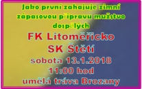 Těžká prověrka hned na úvod. Mužstvo dospělých se na závěr týdenní zimní přípravy vydá do Brozan, kde ho na umělé trávě čeká třetiligový účastník FK Litoměřicko