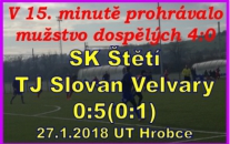 Branku nevstřelilo mužstvo dospělých ani ve 2. letošním přípravném zápase
